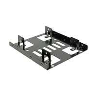 Laufwerksschachtadapter, 3,5" to 2x2,5" (8,9cm