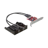 DeLock USB 3.0 Front Panel, USB-Adapter, PCIe, USB 3.0