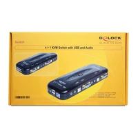 VGA KVM Switch mit USB and Audio -