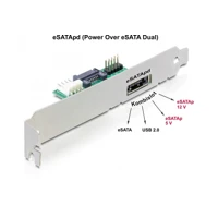 1x eSATApd 6Gb/s Slotblende