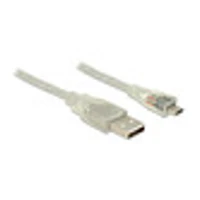 USB-Kabel, Micro-USB Typ B Stecker bis USB Stecker, USB