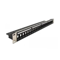 Patch Panel, 1U, 48,3cm (19"), 24 Ports