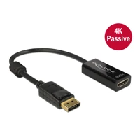 DeLock Videoanschluß, DisplayPort Stecker bis HDMI Buchse, 20