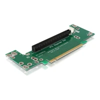 Riser card PCI Express x16 angled 90° left