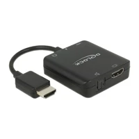 DeLock 4K compact, HDMI-Audiosignal-Extractor, Schwarz