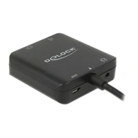 4K compact, HDMI-Audiosignal-Extractor, Schwarz