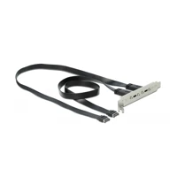 DeLock Slot bracket, USB-Konsole, 20-poliger USB 3.1
