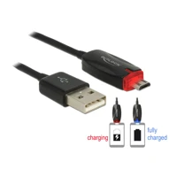 USB-Kabel, Micro-USB Typ B Stecker bis USB Stecker, 1m