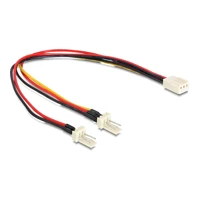 Netzsplitter für Lüfter, Molex, 3-polig Stecker bis