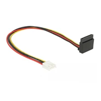 Floppy 4 pin Buchse > SATA 15 pin Buchse metal -