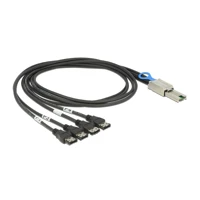 SATA- / SAS-Kabel, 4-Lane, eSATA Buchse zu 4x
