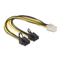 Stromkabel, 8-poliger PCIe Power (6+2) Stecker bis