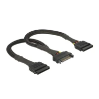 Y-Stromkabel SATA (w) -> 2x SATA (m)
