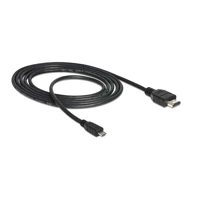 Adapter 1m Schwarz Mikro-USB auf HDMI