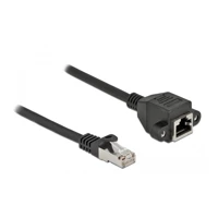 DeLock Netzwerkverlängerungskabel, 3m, S/FTP, Schwarz 87003