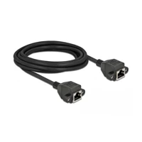Netzwerkverlängerungskabel, RJ-45 Stecker schraubbar