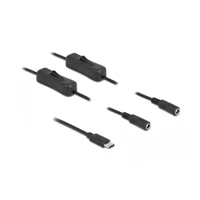 Netz-Splitter, USB-C Stecker zu Gleichstromstecker 5