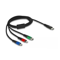 3 in 1, Kabel nur zum Laden, 24 pin USB-C