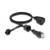 Patch-Kabel, RJ-45 Stecker zu RJ-45 Stecker, 1m, 6mm