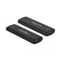 DeLock External USB Type-C Combo Enclosure for M.2 NVMe
