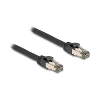 DeLock Netzwerkkabel, 10m, 7,3mm, U/FTP, Schwarz 80244