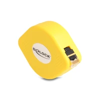 RJ45 Aufrollkabel Cat.6a STP 1,5m Schwarz gelb -