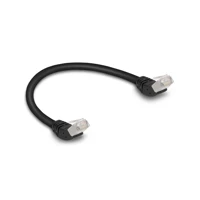 RJ45 Netzwerkkabel Cat.6a S/FTP 45° nach oben
