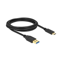 DeLock Kabel USB-C (m) -> USB-A (m), 2m