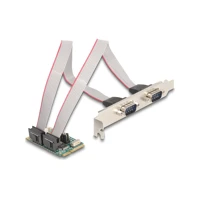 Serieller Adapter - PCIe 1.2 Full Mini Card Low-Pro