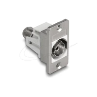 Modularer Einschub (Kopplung) - F-Stecker - Silber