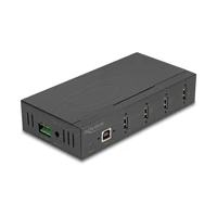 Industrie Hub 4 x USB 2.0 Typ-A mit 15 kV ESD Schut