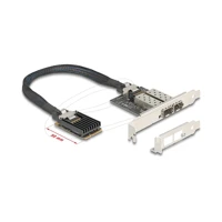 Mini PCIe I/O full size 2 x SFP LAN - Netzwerkkarte