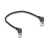 Netzwerkkabel - RJ-45 (M) nach oben angewinkelt zu