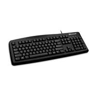 Wired Keyboard 200 schwarz, USB, DE