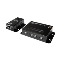 USB 2.0 Cat. 5 Extender with 4-Port Hub, Receiver