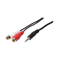 Audiokabel, RCA x2 Buchse zu Stereo