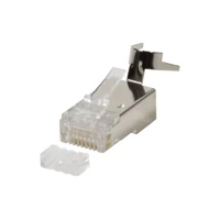 Netzwerkanschluss, RJ-45 Stecker, abgeschirmt, 8mm