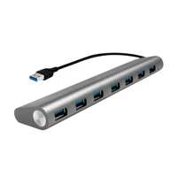 USB 3.0 Hub 7-Port with Card Reader, Aluminum -