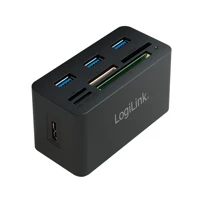 USB 3.0 Hub with All-in-One Card Reader, Hub, 3