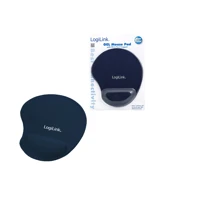 Mauspad mit Handgelenkpolsterkissen, Blau