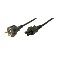 Stromkabel, CEE 7/7 Stecker bis IEC 60320 C5 -