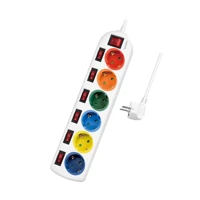 Multicolor, Steckdosenleiste, Wechselstrom 250V