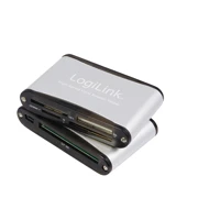 Cardreader USB 2.0 External Alu, Kartenleser -