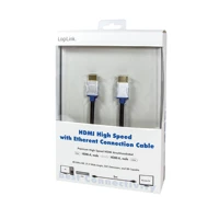 HDMI mit Ethernetkabel, HDMI Stecker bis HDMI Stecker, 3
