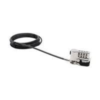Sicherheitskabelschloss, silber, 2m -