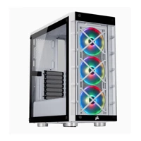 iCUE 465X RGB, Tower, ATX, Seitenteil mit