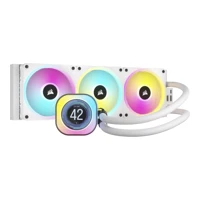 iCUE Link H150i LCD, AIO 360mm, Weiß