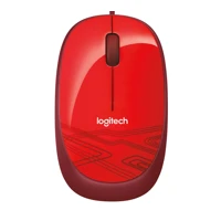 M105, Maus, optisch, kabelgebunden, USB, rot
