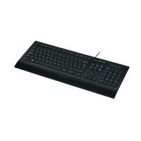 K280e, Tastatur, USB, Deutsch, Schwarz