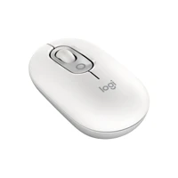 POP Mouse with emoji OFF WHITE - Maus